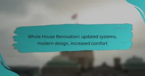 Whole House Renovation: updated systems, modern design, increased comfort